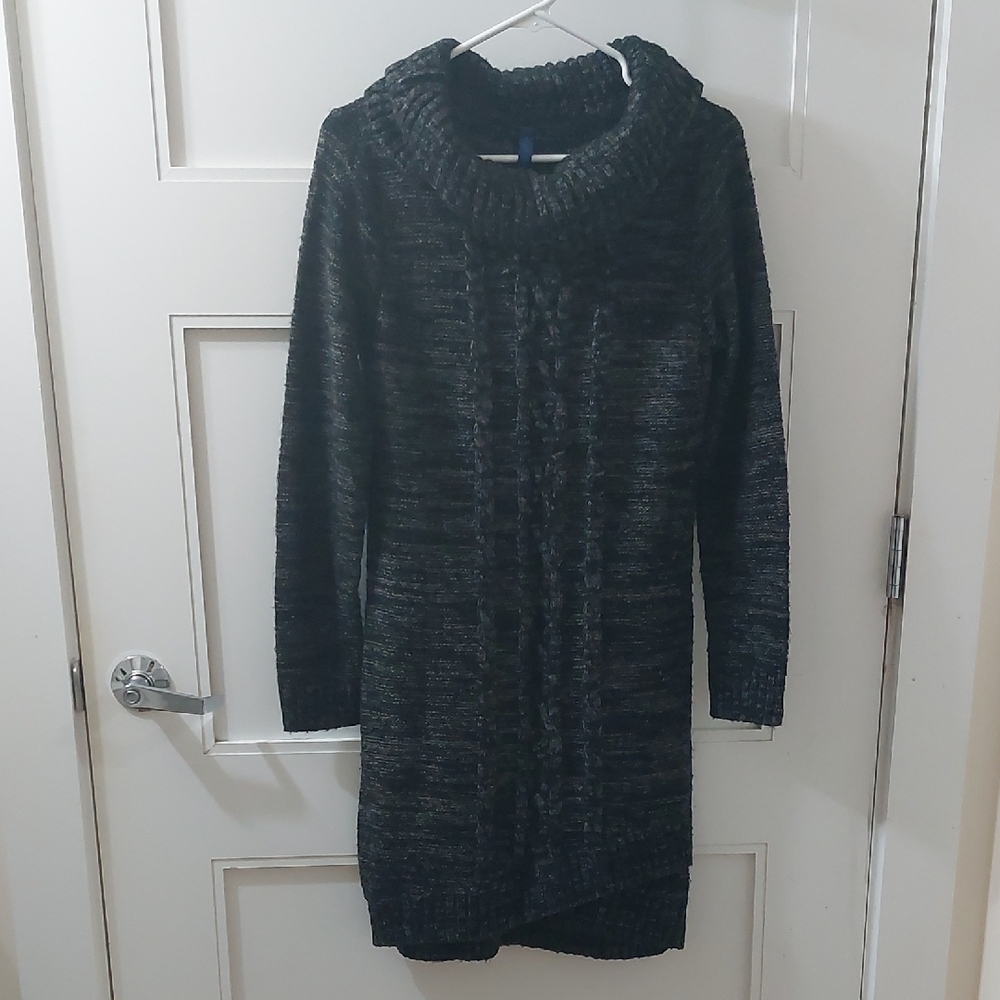 Falls Creek Dark Gray Cowl Neck Sweater